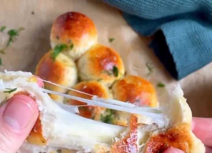 Deliciously crispy cheese balls served as appetizers