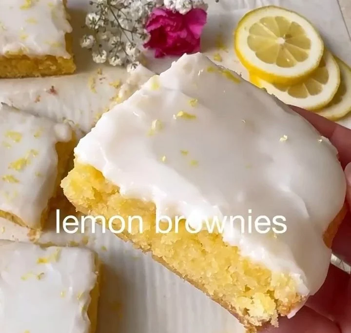 Delicious lemon brownies with a rich, fudgy texture and fresh lemon zest