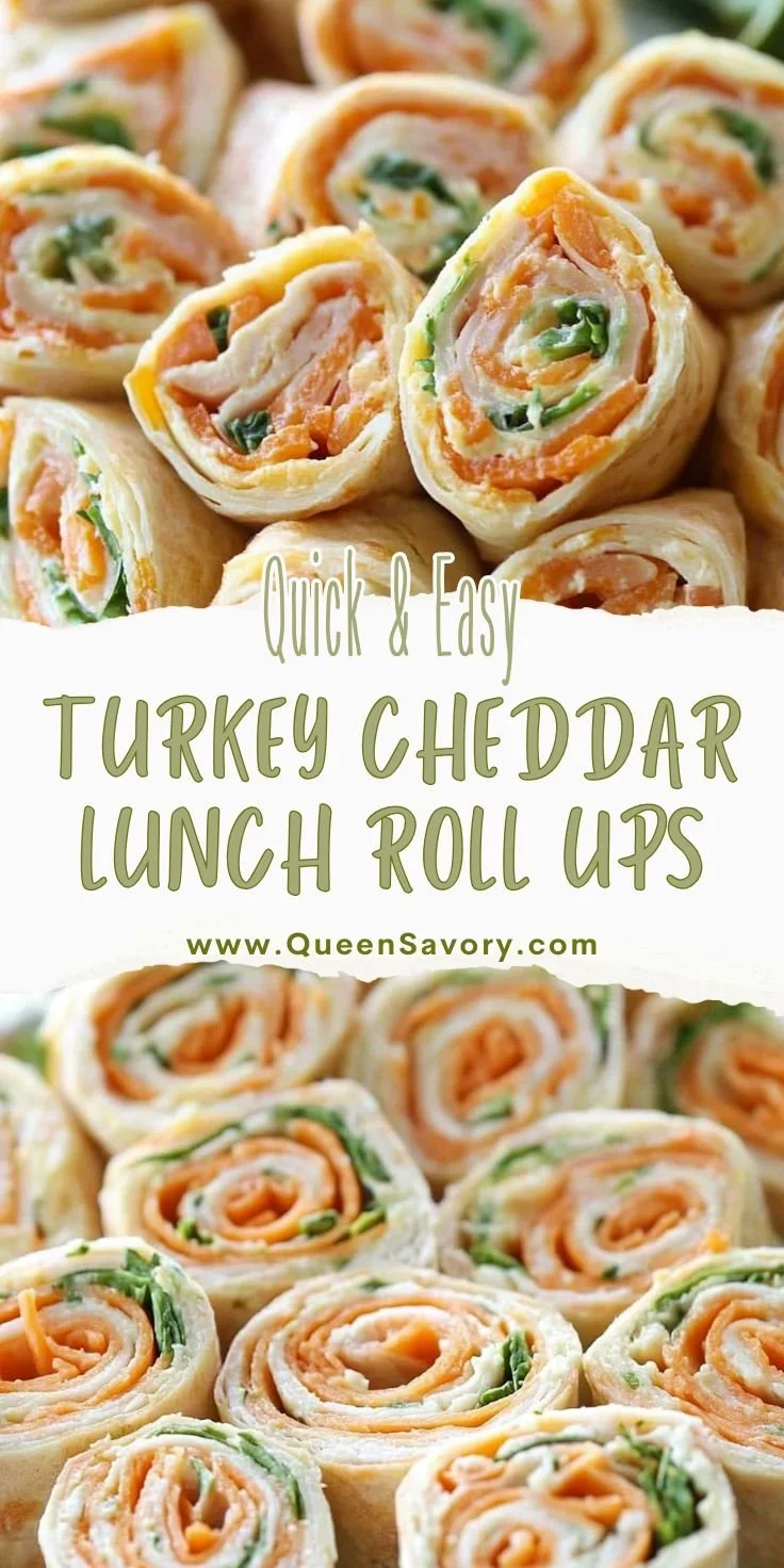 Turkey cheddar lunch roll ups on a plate, a healthy and tasty meal option
